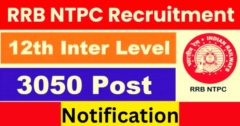 RRB NTPC Inter Level Notification