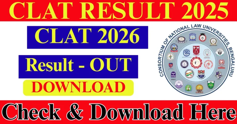CLAT Result 2026 Out