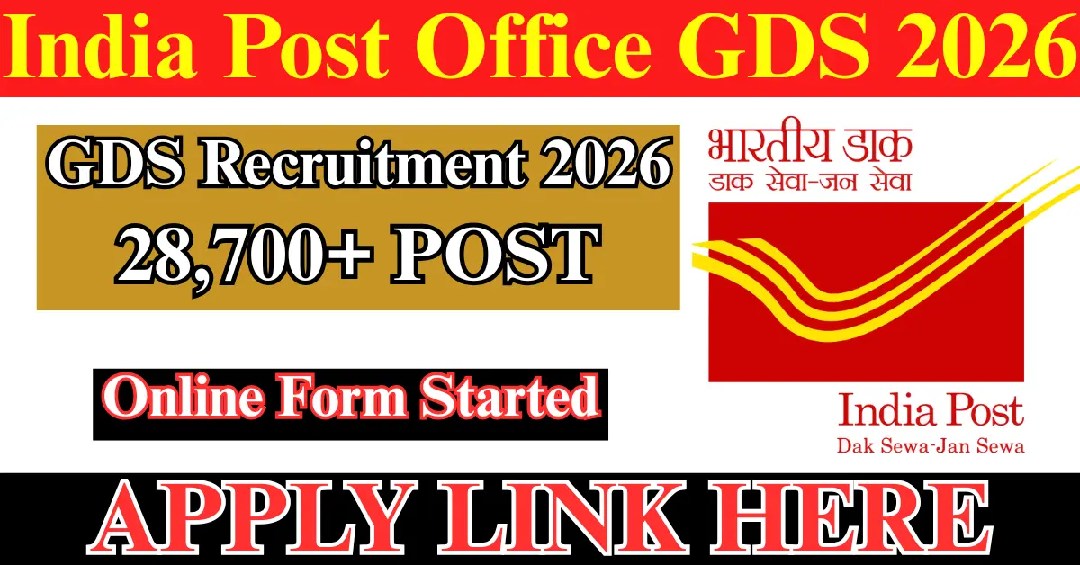 India Post Office GDS Recruitment 2026