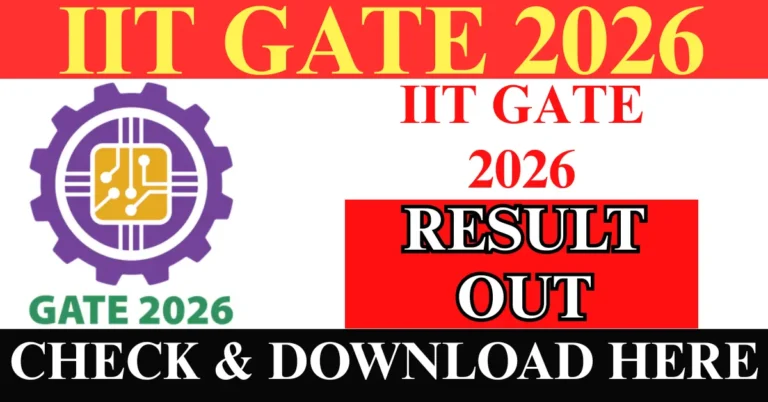 IIT GATE Result 2026 Out