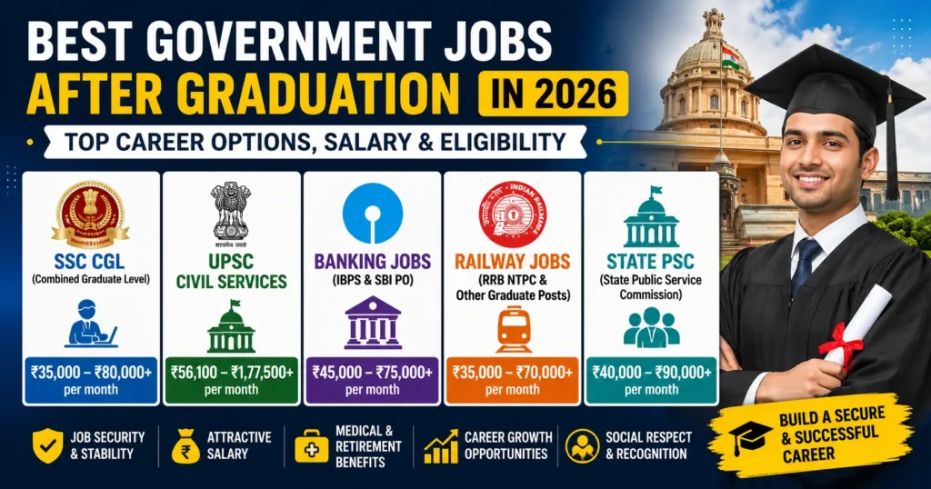 Best Government Jobs After Graduation in 2026