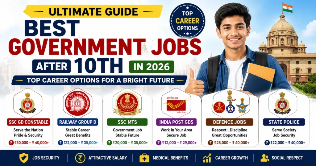 Best Government Jobs After 10th