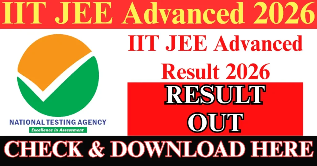 IIT JEE Advanced Result 2026 Download