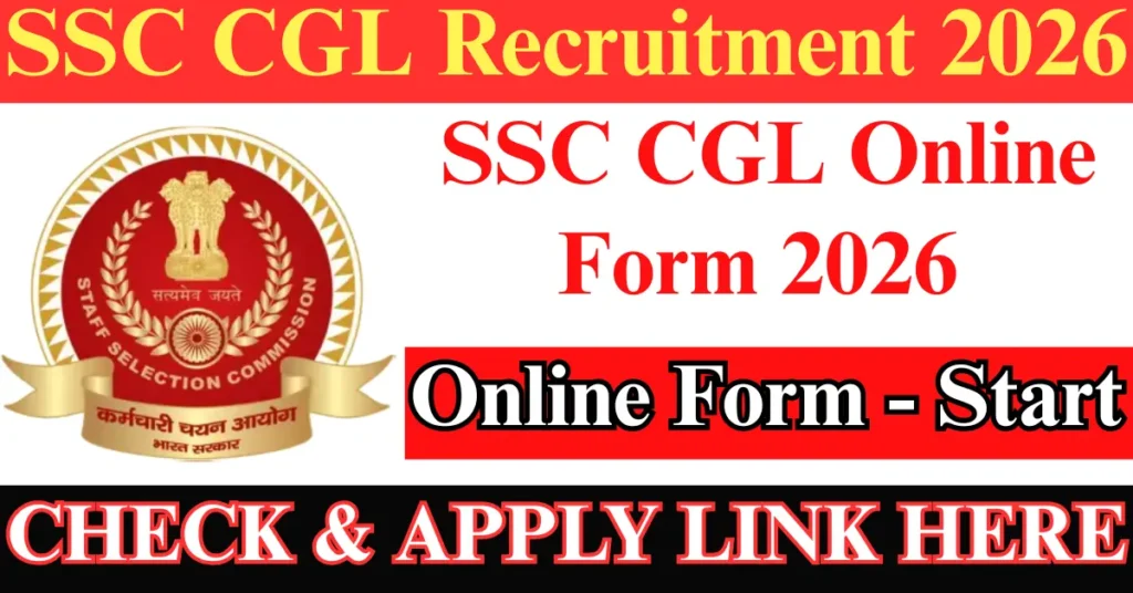 SSC CGL Online Form 2026 Apply Link