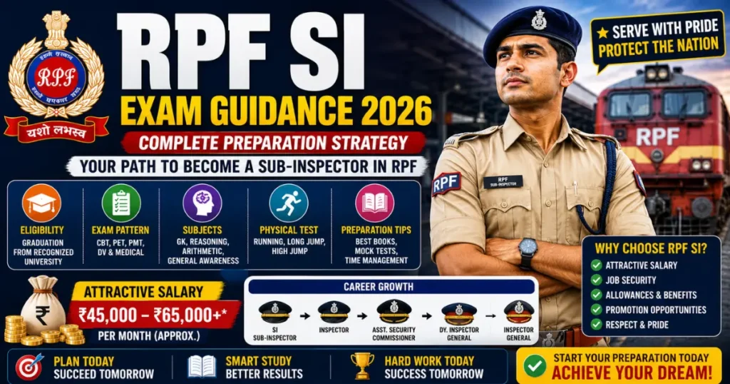 RPF SI Exam Guide 2026 Strategy