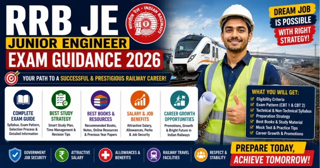 RRB JE Exam Guidance 2026 Tips