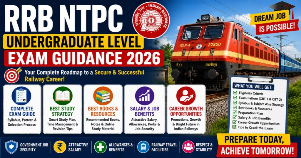 RRB NTPC UnderGraduate Exam Guidance 2026
