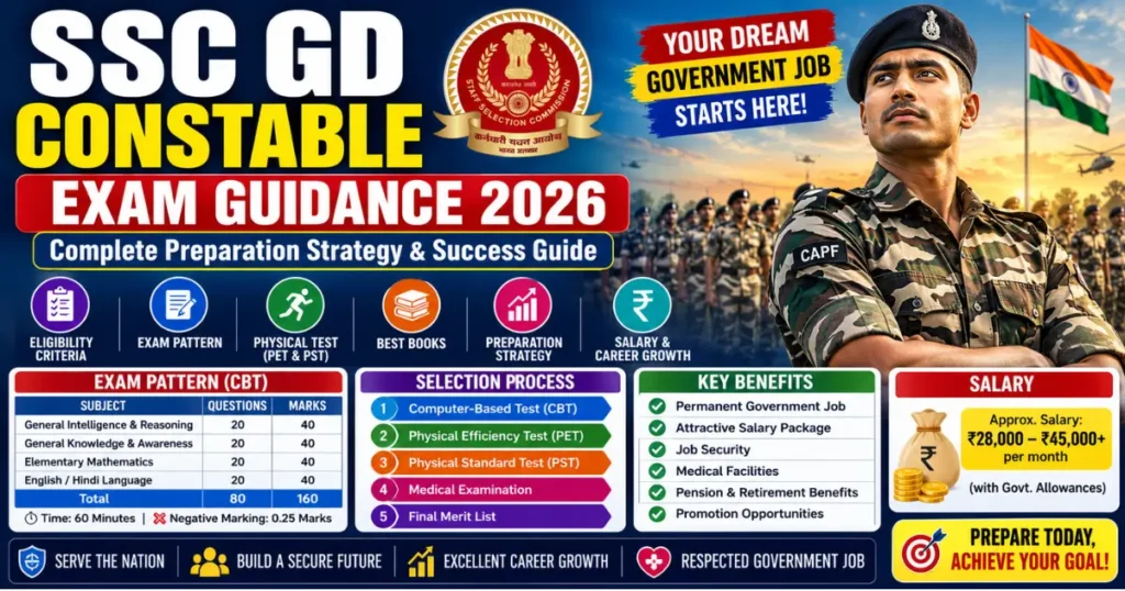 SSC GD Constable Exam Guide 2026
