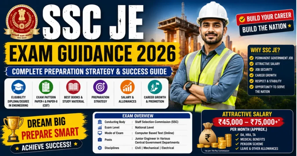 SSC JE Exam Guide 2026