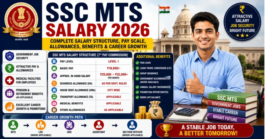 SSC MTS Salary Structure 2026